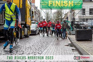 TwoRiversmarathon 2023 start skeelers